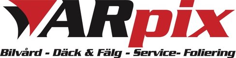 Logotype ARPIX - Bilvård, Däck & Fälg, Service, Foliering